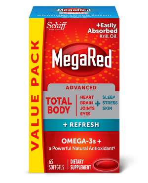 MegaRed Advanced Total Body Refresh 500 mg Softgels